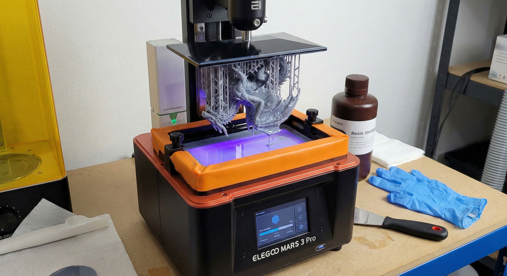 نمایش دقت فوق‌العاده پرینتر SLA