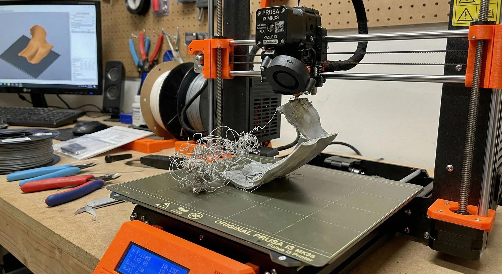 عدم چسبندگی پرینت سه بعد