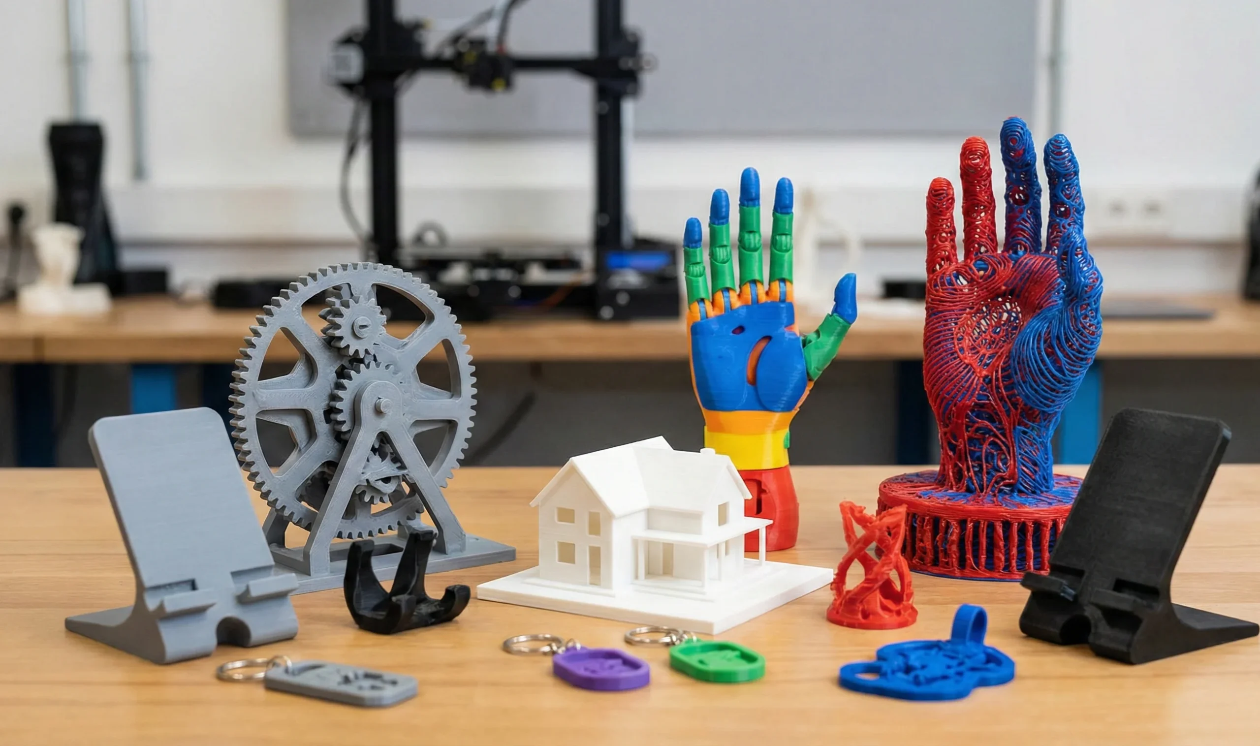 کسب درآمد با پرینتر سه بعدی - نمونه محصولات چاپ شده