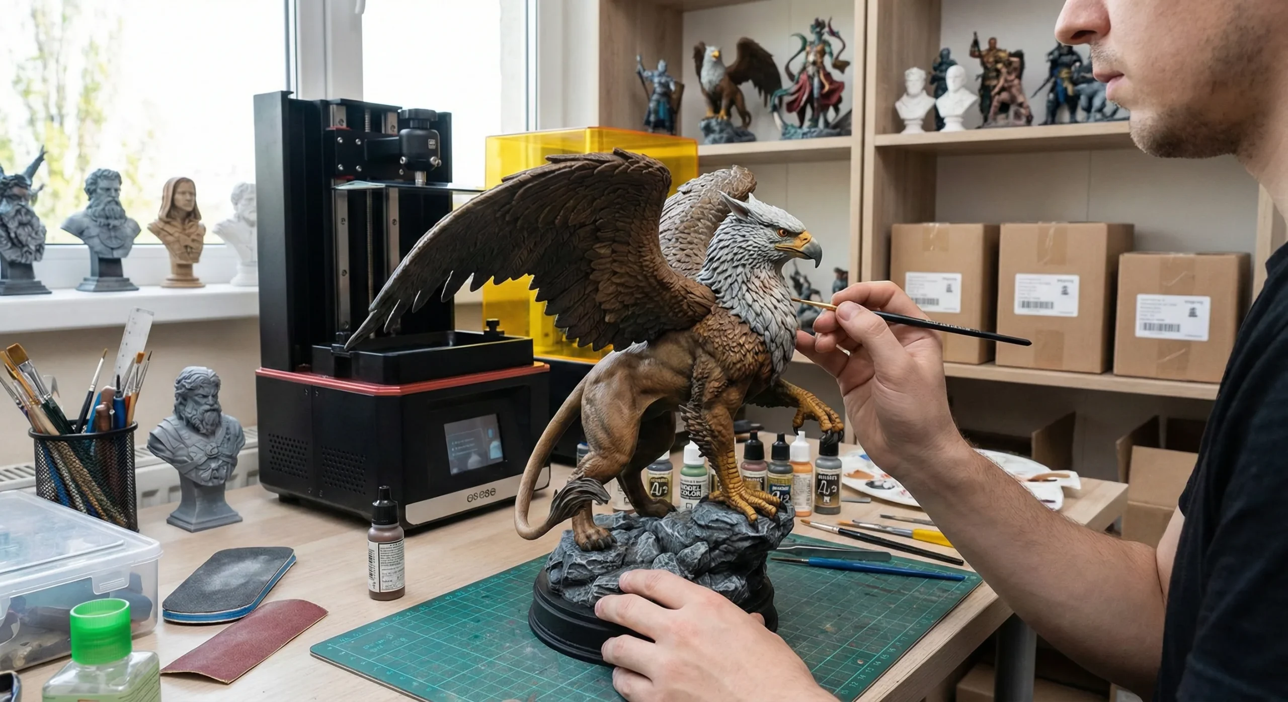 مجسمه و تندیس ساخته شده با پرینتر سه بعدی برای کسب درآمد